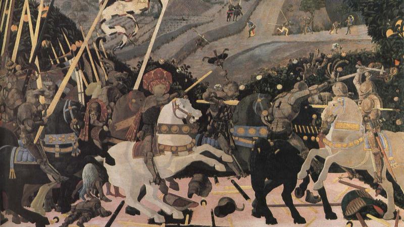 unknow artist slaget vid san romano oil painting image